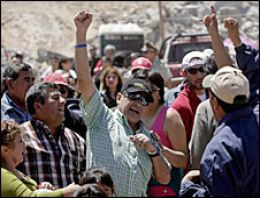 Şili'deki madenciler maddi sıkıntıda